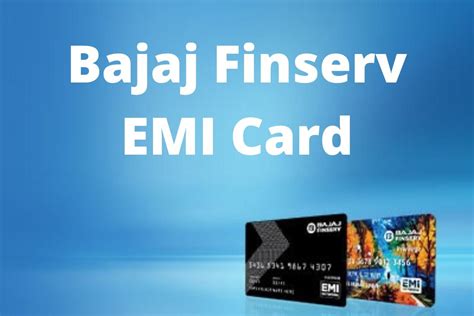 Bajaj finserv emi card application